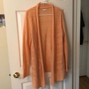 Orange cardigan